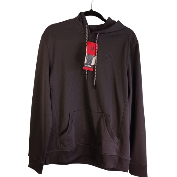 Gerry Mens Hoodie Sweater NWT Size Medium Fall Winter Charcoal Gray - Picture 1 of 8